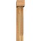 Ekena Millwork Traditional Block Rough Sawn Bracket w/ Offset Brace, Western Red Cedar, 8"W x 32"D x 44"H BKT0806X32X44TRA05RWR - alternate 3